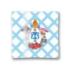 Kentucky Derby Personalized Crest Glass Trinket Dish, 6"x6" Square