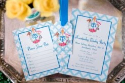 Kentucky Derby Custom Crest Invitation -Gift Supplies Store DERBYCRESTKENTUCKYDERBYJULEPINVITEGIFTTAG