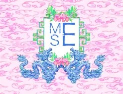 Dragon Dynasty Personalized Folded Note Cards