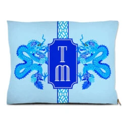 Dragon Crest Pet Bed, Lapis, (3) Sizes Available