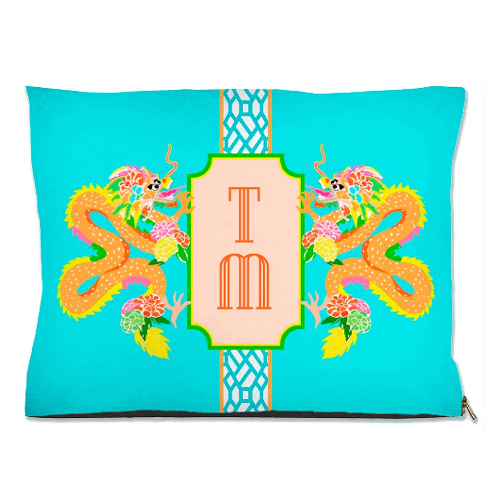 Dragon Crest Pet Bed, Lagoon, (3) Sizes Available 1 Dragon Crest Pet Bed, Lagoon, (3) Sizes Available