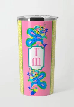 Dragon Crest, Dragon Fruit, Stainless Steel Travel Tumbler