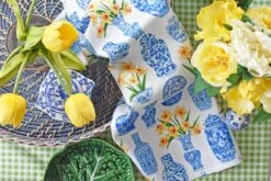 Orient Bouquet Poly Twill Tea Towels, Set Of 2 -Gift Supplies Store DSC 8981