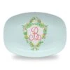 Easter Crest Personalized Melamine Platter, Robin's Egg