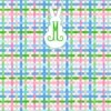 Easter Plaid Personalized Paper Tear-away Placemat Pad