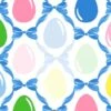 Easter Egg Trellis Tented Place Cards, Blue
