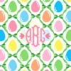 Easter Egg Trellis Personalized Paper Tear-away Placemat Pad, Grass