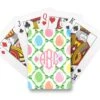 Easter Egg Trellis Personalized Playing Cards, Grass