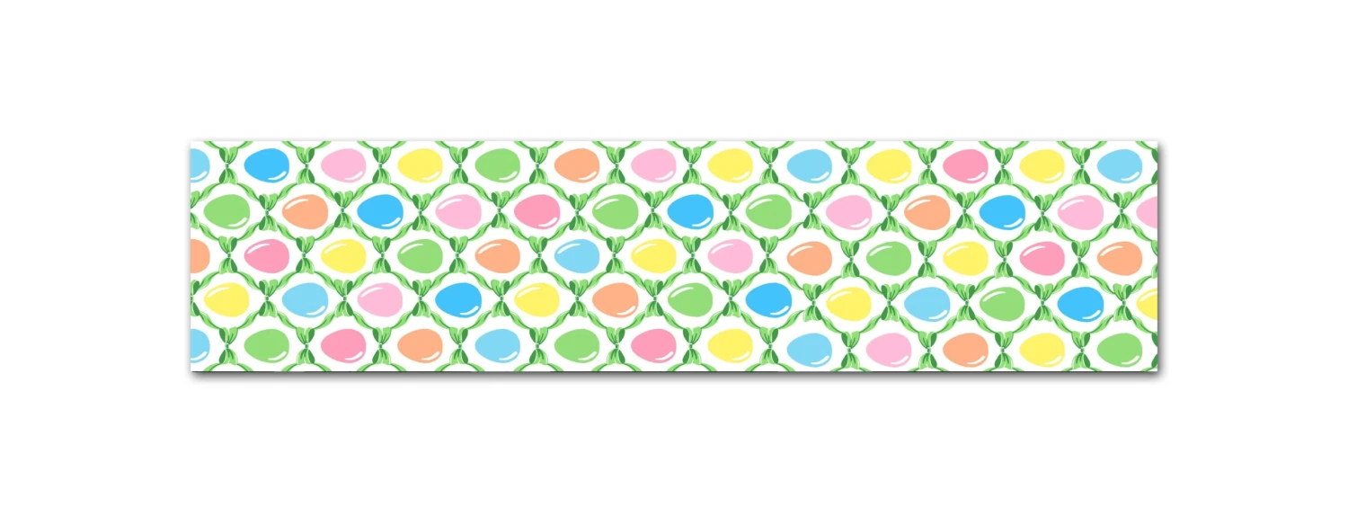 Easter Egg Trellis Table Runner, Grass, 2 Sizes Available 1 Easter Egg Trellis Table Runner, Grass, 2 Sizes Available