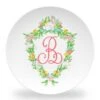 Easter Crest Set Of (4) Personalized 10" Dia. Melamine Plates
