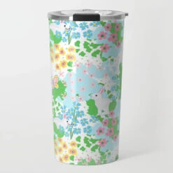 Bunny Garden Travel Tumbler