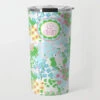 Bunny Garden Personalized Travel Tumbler