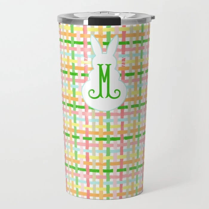 Easter PlaidPersonalized Travel Tumbler 1 Easter PlaidPersonalized Travel Tumbler