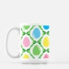 Easter Egg Trellis Porcelain Mug, Grass