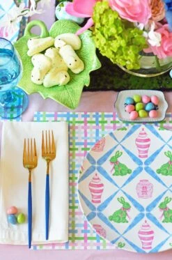 Boxwood Bunnies Set Of (4) 10" Dia. Easter Melamine Plates -Gift Supplies Store EASTERPLAIDPLACEMATCHINOISERIEBOXWOODBUNNIES 3ae52690 4436 4a45 8a51 510c592d2141