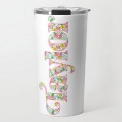 English Garden Personalized Travel Tumbler