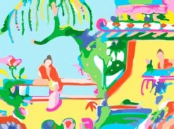 China Garden Art Print