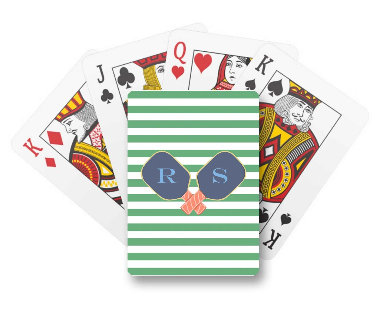 Personalized Father's Day Playing Cards, Pickleball 1 Personalized Father's Day Playing Cards, Pickleball