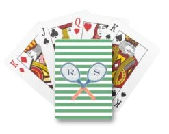 Personalized Father's Day Playing Cards, Tennis