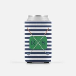 Set Of 2 Personalized Father's Day Can Coolers, Golf