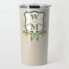 Men's Rainbow Trout Personalized Crest Travel Tumbler