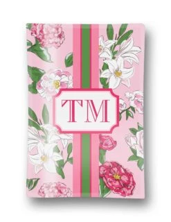 Flirty Floral Personalized Glass Trinket Dish, 5"x7"