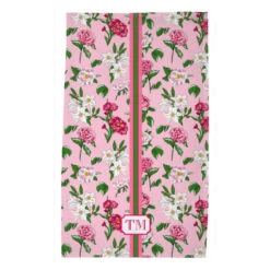 Flirty Floral Personalized Poly Twill Tea Towels, Set Of 2