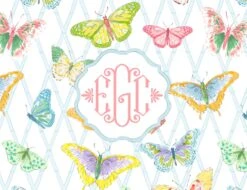 Fly Fly Butterfly Personalized Folded Note Cards