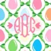 Easter Egg Trellis Personalized Easter Folded Note Cards