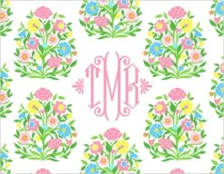 Mughal Bouquet Personalized Folded Note Cards