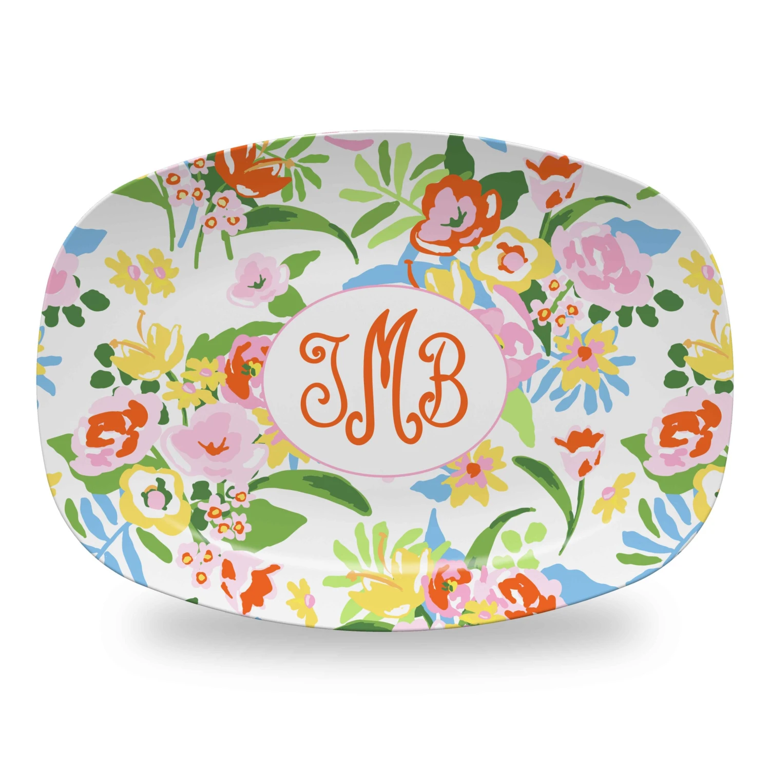 Fresh Cuts Personalized Melamine Platter 1 Fresh Cuts Personalized Melamine Platter