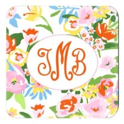 Fresh Cuts Personalized 4"x 4" Paper Coasters