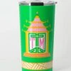 Royal Pagoda, Malachite, Stainless Steel Travel Tumbler