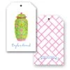 Haute Chinoiserie Personalized Hang Tags, Green