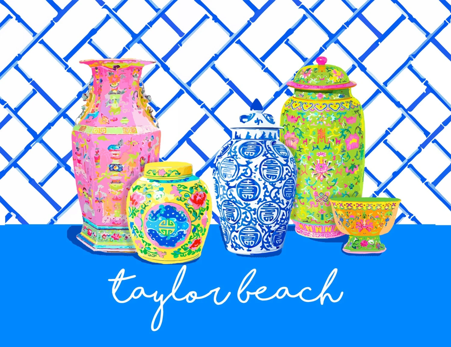 Haute Chinoiserie Folded Note Cards, Sapphire 1 Haute Chinoiserie Folded Note Cards, Sapphire