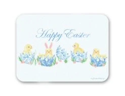 Haute Hatch Easter Personalized 16" X 12" Tempered Glass Cutting Board