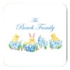 Haute Hatch Personalized Easter 4"x 4" Paper Coasters