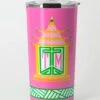 Royal Pagoda, Tourmaline, Stainless Steel Travel Tumbler