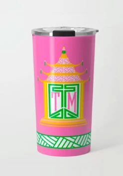 Royal Pagoda, Tourmaline, Stainless Steel Travel Tumbler