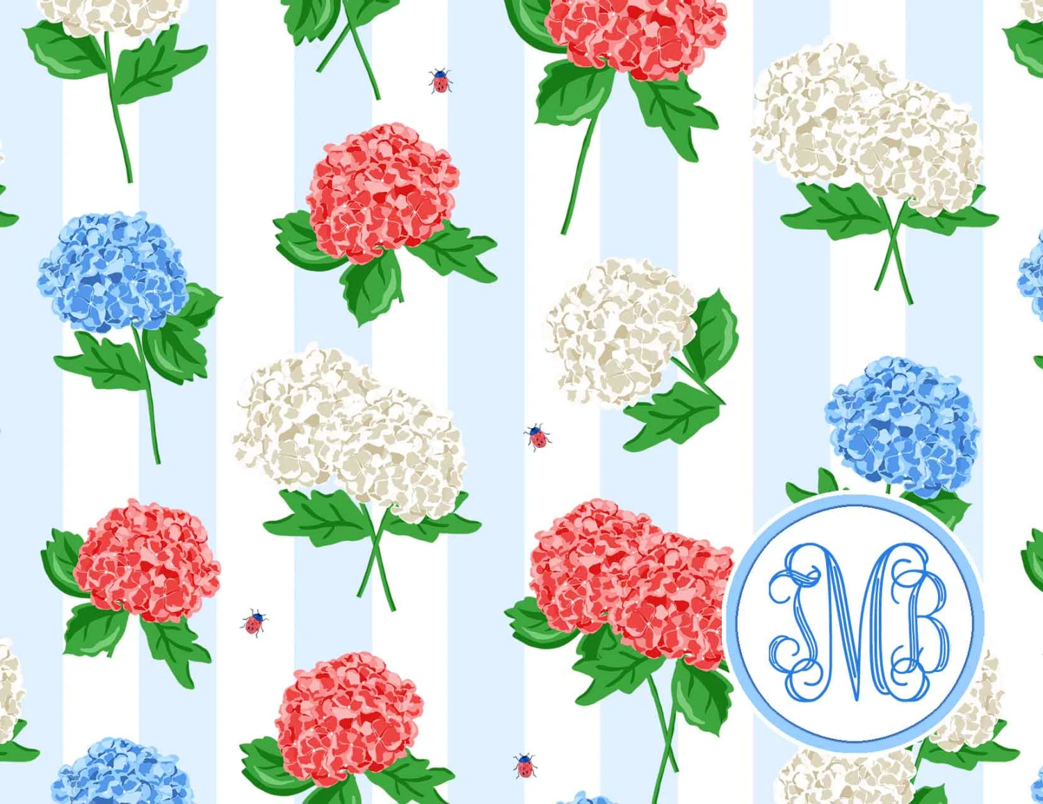 Hydrangea Blooms Personalized Folded Note Cards 1 Hydrangea Blooms Personalized Folded Note Cards