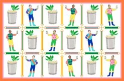 Jockeys & Juleps Paper Tear-away Placemat Pad