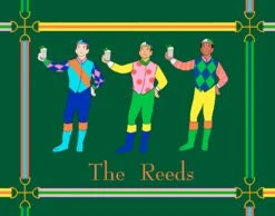 Jockeys & Juleps, Keeneland Green, Personalized Folded Note Cards