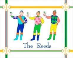 Jockeys & Juleps, Winning White, Personalized Folded Note Cards