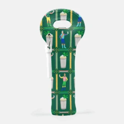 Jockeys & Juleps, Keeneland Green, Wine Carrier With Cork Screw