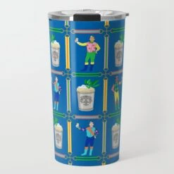Jockeys & Juleps Personalized Travel Tumbler, Blue Ribbon