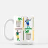 Jockeys & Juleps Kentucky Derby Porcelain Mug