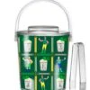 Jockeys & Juleps Personalized Kentucky Derby Custom Crest 3 Qt. Acrylic Ice Bucket, Keenland Green