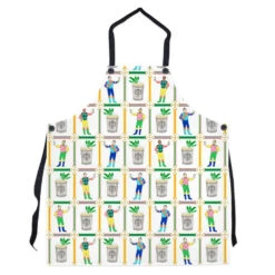 Jockeys & Juleps Personalized Apron, Winning White