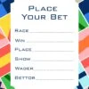 Derby Silks Horse Racing Betting Cards
