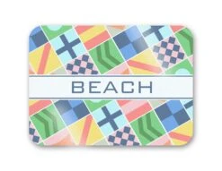 Derby Silks Personalized 16" X 12" Tempered Glass Cutting Board